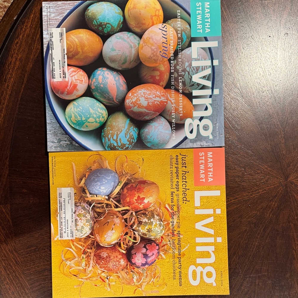 Martha Stewart Living Magazines - Colorful Spring and Easter Covers